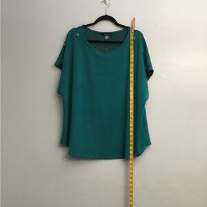 Cable & Gauge Teal Blouse